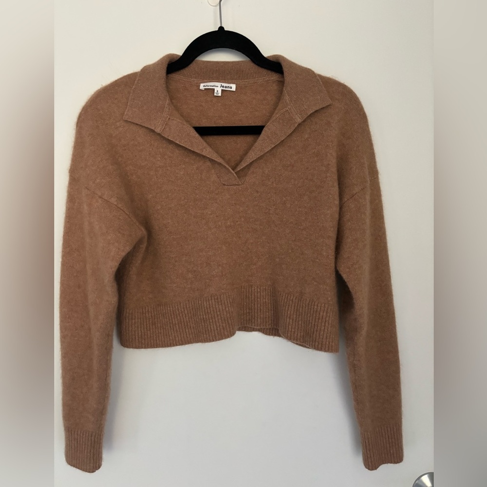 Reformation Cashmere Polo Camel (As Seen on Taylor Swift)